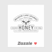 Sticker en vinyle transparent de 3 pouces Skep 12  (Feuille)