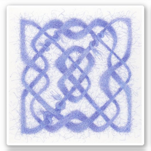 Sticker en vinyle VIOLET CELTIC KNOT 4" (Devant)