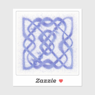 Sticker en vinyle VIOLET CELTIC KNOT 4"