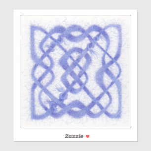 Sticker en vinyle VIOLET CELTIC KNOT 8"