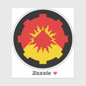 Sticker en vinyle Vulcanfeldt SCA (Feuille)