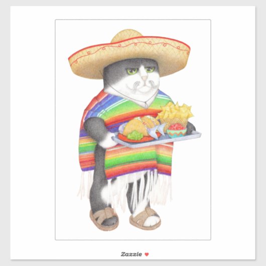 Sticker en vinyle WENDELITO 14" (Feuille)
