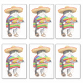 Sticker en vinyle WENDELITO 14" (6 petits) (Devant)