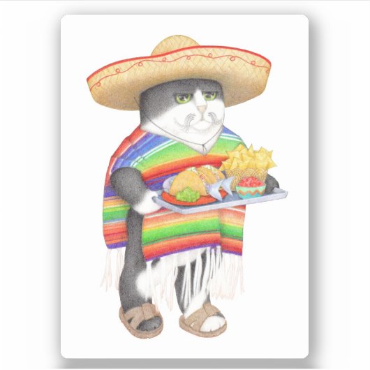 Sticker en vinyle WENDELITO 3" (Devant)