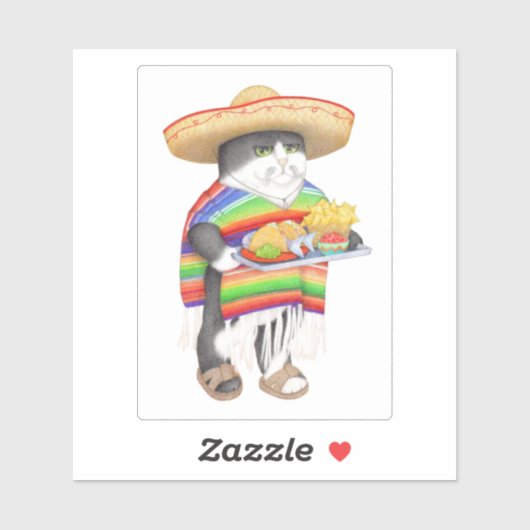 Sticker en vinyle WENDELITO 4" (Feuille)