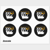Sticker en vinyle WLU Zoo Science 3" (Feuille)