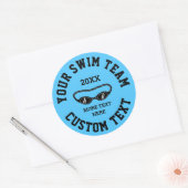 Sticker en zegels voor zwemmers voor zwemmers (Envelop)