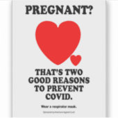 Sticker Enceinte ? C'est deux raisons d'éviter le sticke d (Devant)