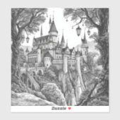 Sticker Enchanted Ink Dreams: Black & White Fairy Tale  (Feuille)