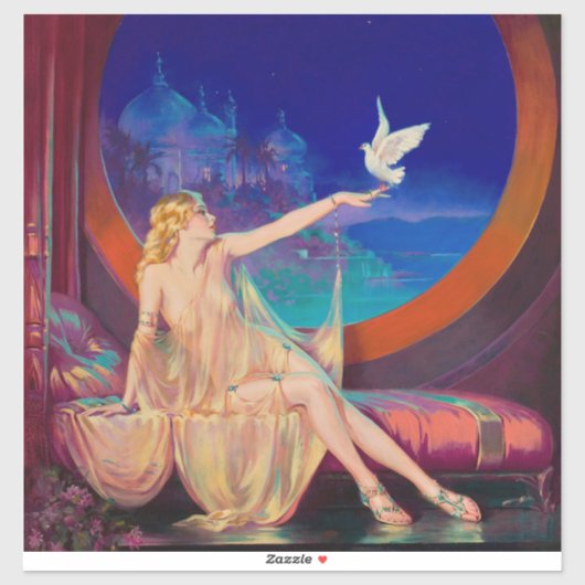 Sticker Enchantement Arabian Haseki Sultans Princesse 1925 (Feuille)