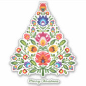 Sticker Enchantement populaire : Arbre de Noël (Devant)