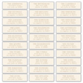 Sticker Enchanter Classic Élégance Noël (Devant)