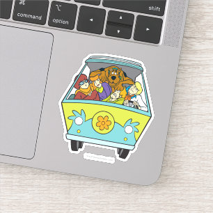 Sticker Encombré Dans La Machine Mystérieuse