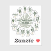 Sticker Encore une plante (Feuille)