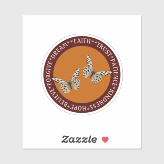 Sticker encouraging Words Affaire Leaves (Feuille)