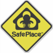 Sticker Endroit sûr (Devant)