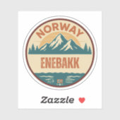Sticker Enebakk, Norge Norvège (Feuille)