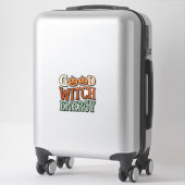 Sticker Énergie de bonne sorcière Création vectorielle Hal (Sur valise)