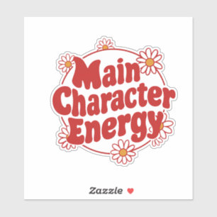 Sticker Énergie des caractères principaux