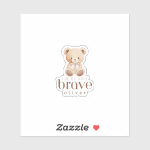 Sticker enfance courageuse cancer malade enfants nom perso