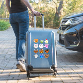 Sticker Enfants chinois Zodiac Signes dessin animé Animaux (Valise Insitu)