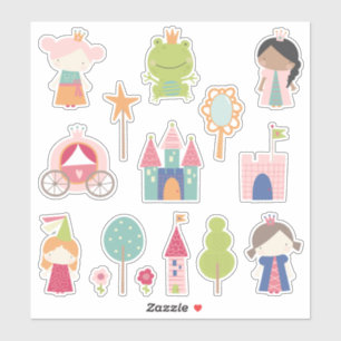 Sticker Enfants Fairytale Princesses