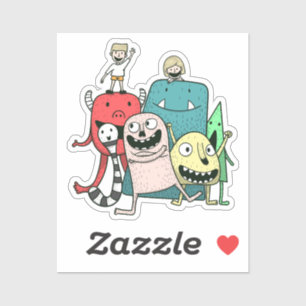 Sticker Enfants Monster