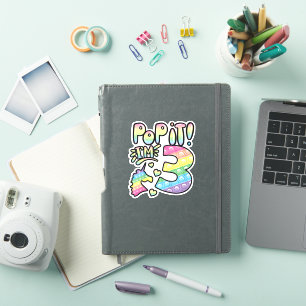 Sticker Enfants Pop It 3e anniversaire Filles 3 ans Fidget