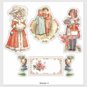 Sticker Enfants victoriens