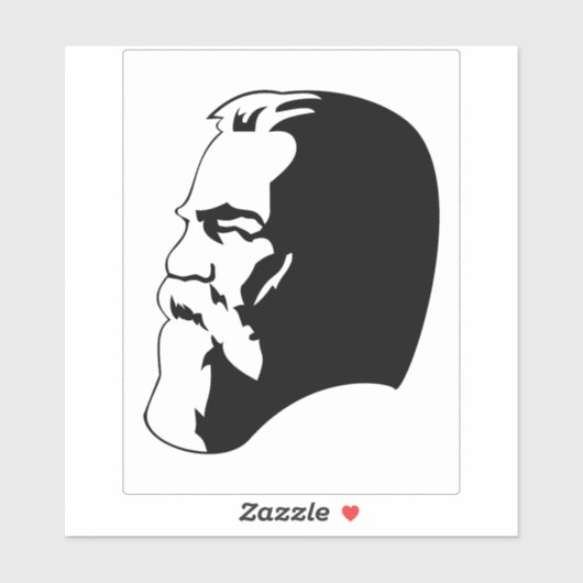 Sticker Engels, Communism, Socialism, Soviet Union (Feuille)