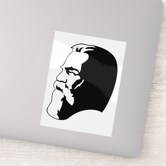 Sticker Engels, communisme, socialisme, Union soviétique (Détail)