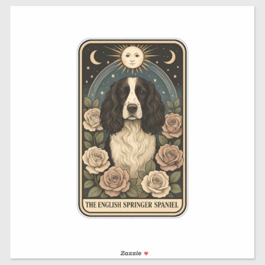 Sticker English Springer Spaniel (Feuille)