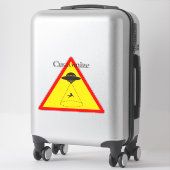 Sticker Enlèvement d'Alien UFO Thunder_Cove (Sur valise)