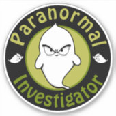 Sticker Enquêteur paranormal (Devant)