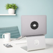 Sticker Enregistrement LP Vinyl Look (Ordinateur portable sur le bureau)
