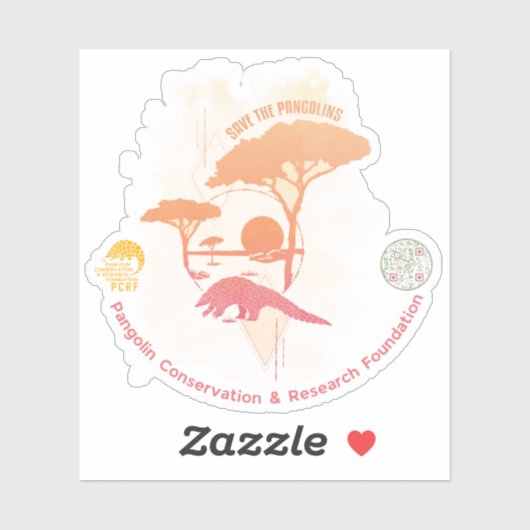 Sticker Enregistrer l'autocollant Pangolins Limited Editio (Feuille)