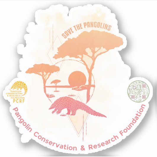 Sticker Enregistrer l'autocollant Pangolins Limited Editio (Devant)