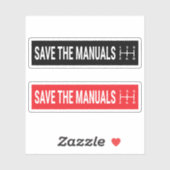 Sticker Enregistrer Les Manuels (Feuille)