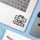 STICKER ENREGISTRER UN CHEVAL UN BÂTIMENT DE COWGIRL (Ordinateur portable avec iPhone)