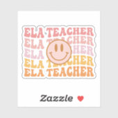 Sticker Enseignant des arts de la langue anglaise, Cadeau  (Feuille)