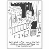 Sticker Enseignant Répétition Nativité Jouer Cartoon (Devant)