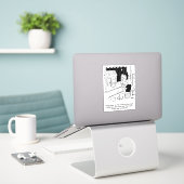 Sticker Enseignant Répétition Nativité Jouer Cartoon (Ordinateur portable sur le bureau)