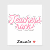 Sticker Enseignants Rock ! (Feuille)
