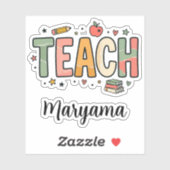 Sticker Enseigner le design pour les enseignants et les ét (Feuille)