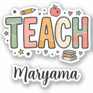 Sticker Enseigner le design pour les enseignants et les ét