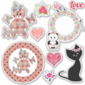 Sticker Ensemble bébé chic (Devant)