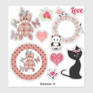 Sticker Ensemble bébé chic