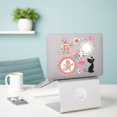 Sticker Ensemble bébé chic (Ordinateur portable sur le bureau)