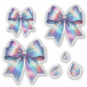 Sticker Ensemble d'arcs iridescents avec larmes (Devant)