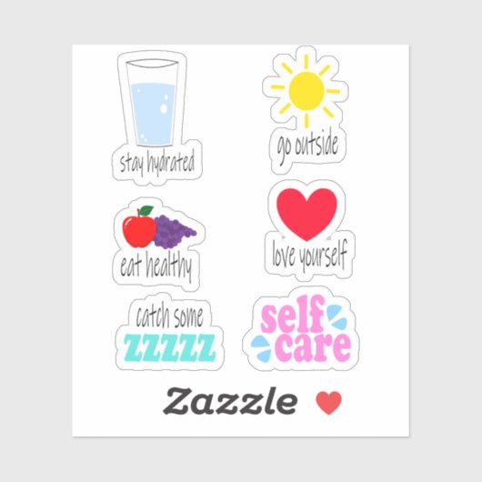 Sticker Ensemble d'autocollants (Feuille)